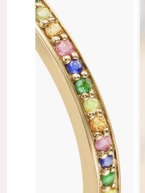 MONICA VINADER Gold Rainbow Gemstone Ring